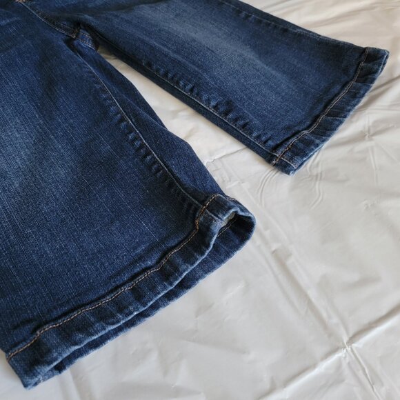 Vintage Jean Shorts High Rise Bermuda Denim Women Size 4 Beach Summer - Picture 7 of 13